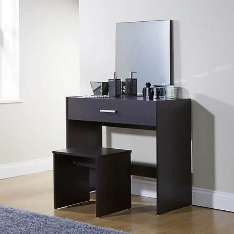 Julia Dressing Table Set – features a large drawer with metal drawer runners and modern handle - flipped