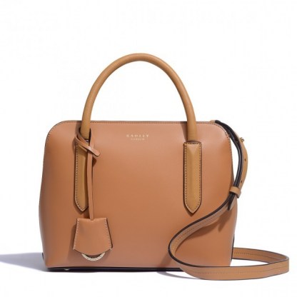 RADLEY LIVERPOOL STREET 2.0 SMALL ZIP-TOP MULTIWAY BAG | neutral leather handbags