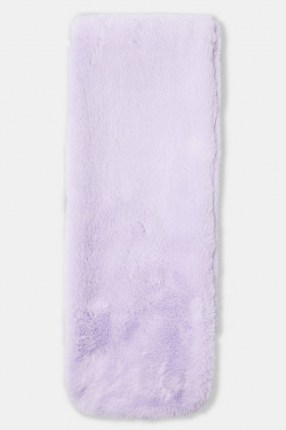 TOPSHOP Lilac Faux Fur Scarf ~ fluffy scarves ~ winter accessories - flipped