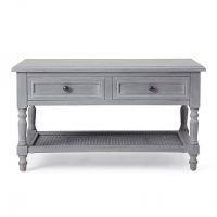Lucy Cane Grey Coffee Table – Inspired by vintage French styling
