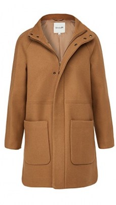 Madewell Estate Cocoon Coat ~ camel brown winter coats - flipped