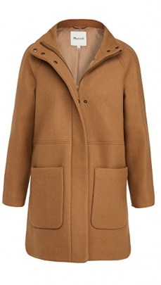Madewell Estate Cocoon Coat ~ camel brown winter coats