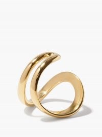 ANA KHOURI Mirian 18kt gold ring ~ contemporary curved rings ~ modern jewellery