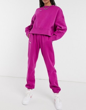 Nike Swoosh oversized purple tracksuit ~ tracksuits ~ casual fashion - flipped