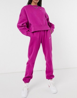 Nike Swoosh oversized purple tracksuit ~ tracksuits ~ casual fashion