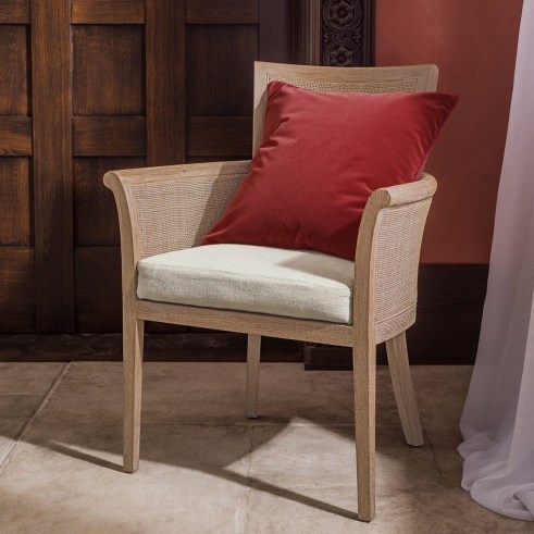 Ormoy solid oask dining chair - flipped