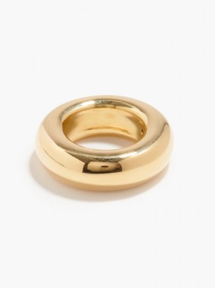 ANA KHOURI Phillipa 18kt gold ring ~ chunky contemporary bands ~ modern rings ~ fine jewellery - flipped