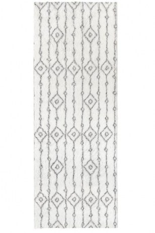 Washable Rug Cover & Pad | Plush Moroccan Ornate Rug | Stain-Resistant | Ruggable | 2.5’x7′ - flipped