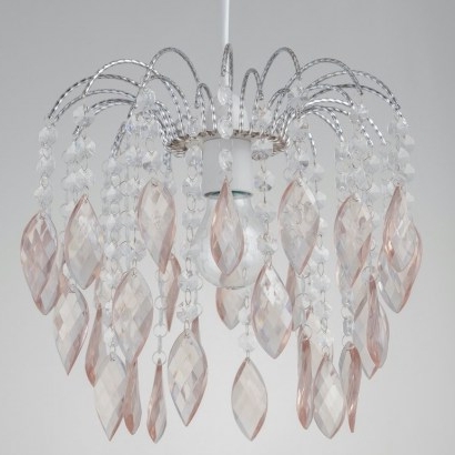 Jewelled Waterfall Easy Fit 27cm Acrylic Novelty Pendant Shade by Rosdorf Park