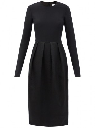 DUNCAN The Petzold pleated twill dress ~ LBD ~ effortless style clothing ~ simplicity in design