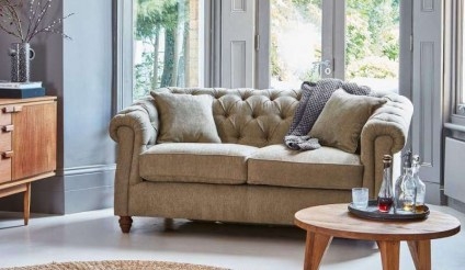 Wantage Range | Deep filled chesterfield sofa or sofa bed - flipped