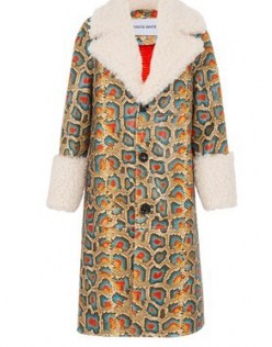 STAND Linda snake coat ~ animal print coats ~ reptile prints ~ glamorous winter outerwear - flipped