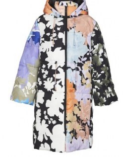 STINE GOYA Oak down jacket ~ multicoloured quilted winter coats - flipped