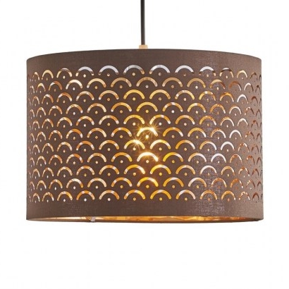 30cm Linen Drum Lamp Shade by World Menagerie