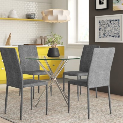 Mikaela Dining Set with 4 Chairs by Zipcode Design – gorgeous furniture
