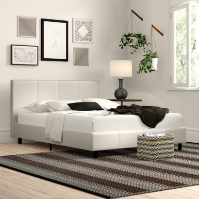 Morgana Upholstered Bed Frame by Zipcode Design - flipped