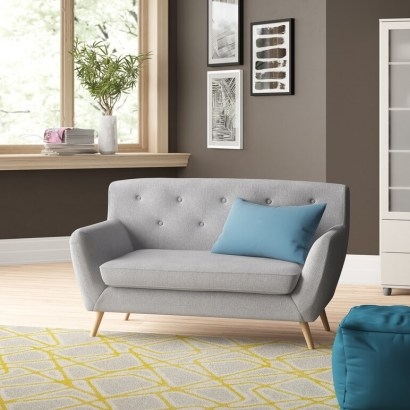 Trinity 2 Seater Loveseat by Zipcode Design - flipped