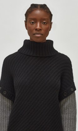 EQUIPMENT ALUINE TURTLENECK SWEATER | chunky colour block sweaters - flipped