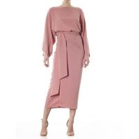 Meem Label Amari Dusty Pink Wrap Skirt | side tie skirts