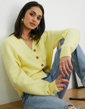 & Other Stories cardigan in yellow ~ v neck cardigans