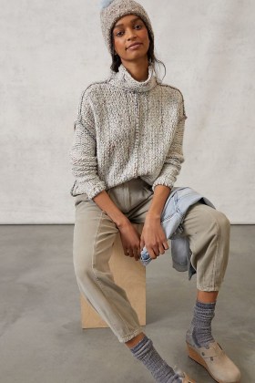 Pilcro Noelle Turtleneck Jumper | cosy high neck jumpers - flipped