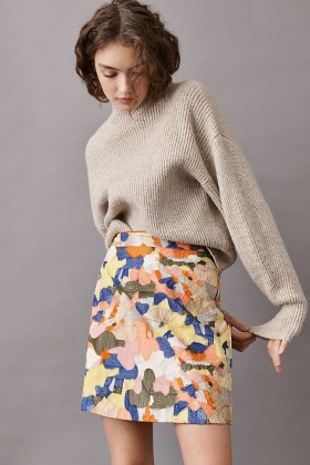 Maeve Sigourney Floral Mini Skirt | A-line skirts
