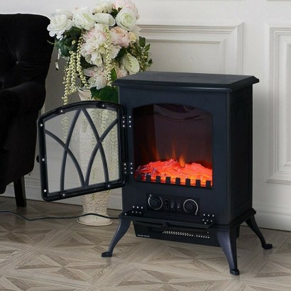 Gideon Electric Fireplace by Belfry Heating – cast iron effect fireplace