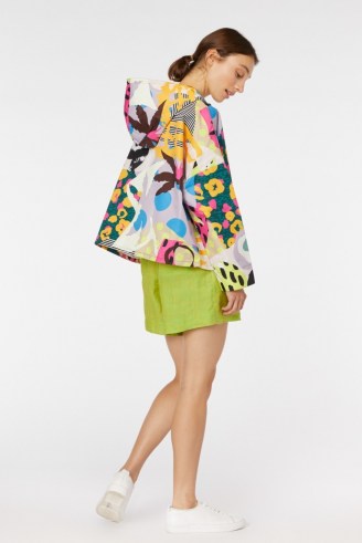gorman BLOCKWORK CROP RAINCOAT ~ multicoloured cropped raincoats