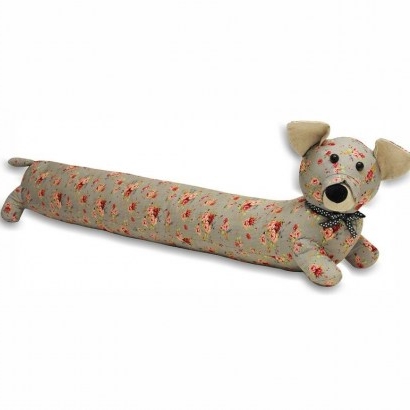 Floral Dog Fabric Draught Excluder by Brambly Cottage