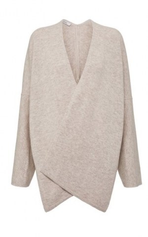 Dorothee Schumacher Cozy Cashmere-Wool Wrap Cardigan | luxe cardigans - flipped