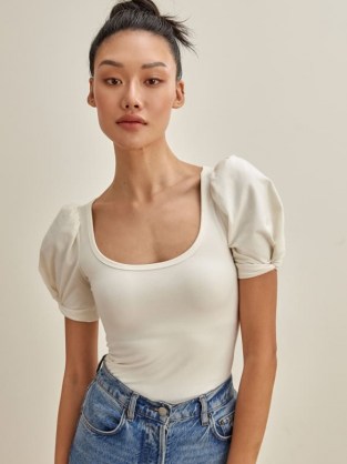 REFORMATION Frances Top ~ sleeve detail tops - flipped