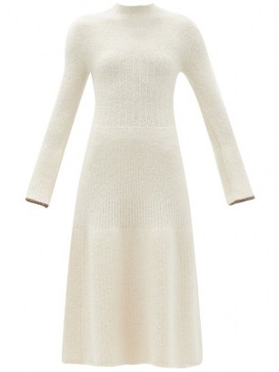 PROENZA SCHOULER High-neck rib-knitted dress ~ classic rib knit dresses