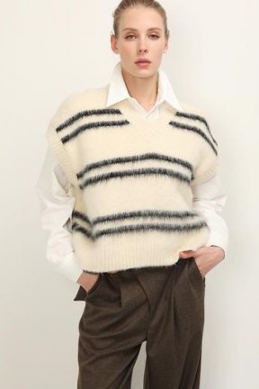 storets Harlow Brushed Knit Vest | oversized knitted tank - flipped