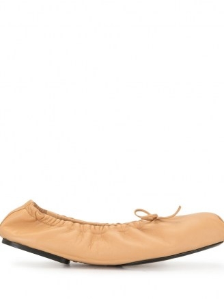 Khaite The Ashland ballerina shoes | elasticated ballerinas - flipped
