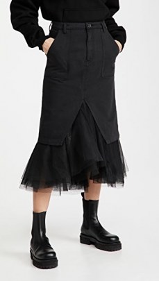Le Superbe Ms. Benjamin Skirt | denim overlay skirts