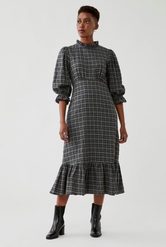 GHOST DARCEY DRESS Woven Check ~ checked dresses
