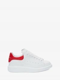 Alexander McQueen Oversized Sneaker in Lust Red | thick sole trainers