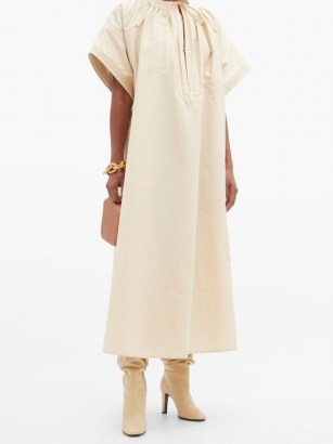 ROKSANDA Pallida cotton-poplin dress ~ voluminous dresses ~ volume ~ effortless style clothing - flipped