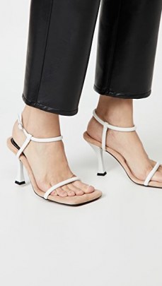 Proenza Schouler Square Toe Strap Sandals / squared off toes - flipped