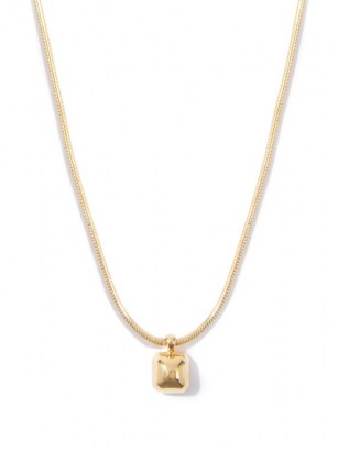 THEODORA WARRE Quartz crystal & diamond pendant necklace ~ small luxe pendants
