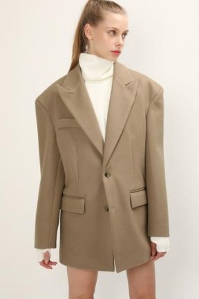 storets Brynn Structured Jacket ~ oversized shoulder jackets - flipped