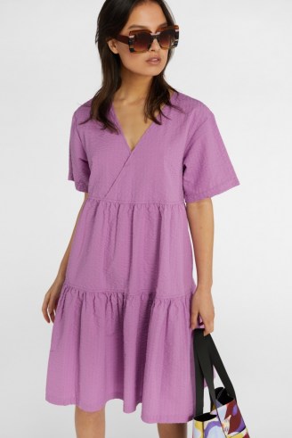 gorman SMOCK WRAP DRESS ~ organic cotton wrap dresses - flipped