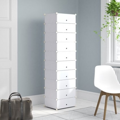 20 Pair Shoe Storage Cabinet by Symple Stuff – perfect for a small area