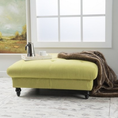 Alden Cocktail Ottoman by Three Posts – Elegant yet modern, this large footstool is a cozy design accent for a living room
