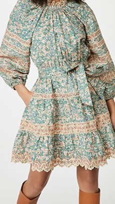Ulla Johnson Ardith Dress ~ lace trim dresses - flipped