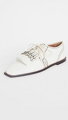 Zimmermann Lace Up Golf Shoes | fringed flats