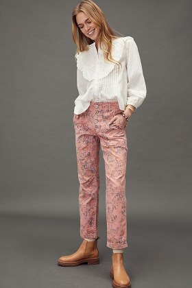 ANTHROPOLOGIE Wanderer Utility Trousers Pink