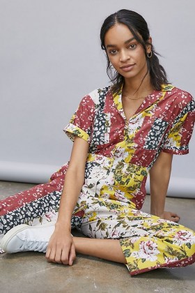 dRA Jasmine Floral Patchwork Jumpsuit Assorted / mixed flower print jumpsuits