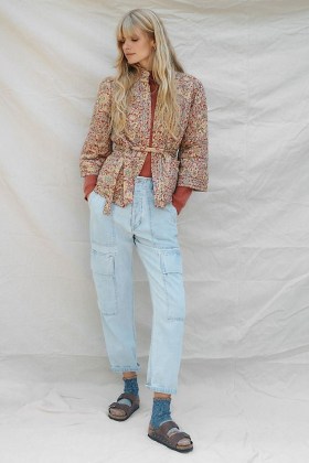 Daniel Rainn Cleta Quilted Kimono Jacket / floral jackets