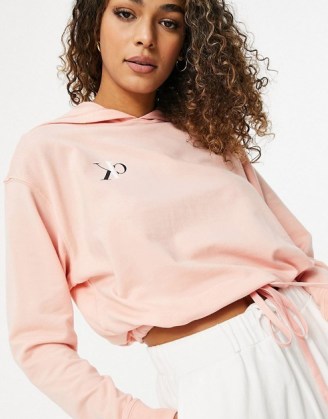 Calvin Klein CK One Lounge logo co-ord in pink ~ hoodies ~ loungewear tops - flipped